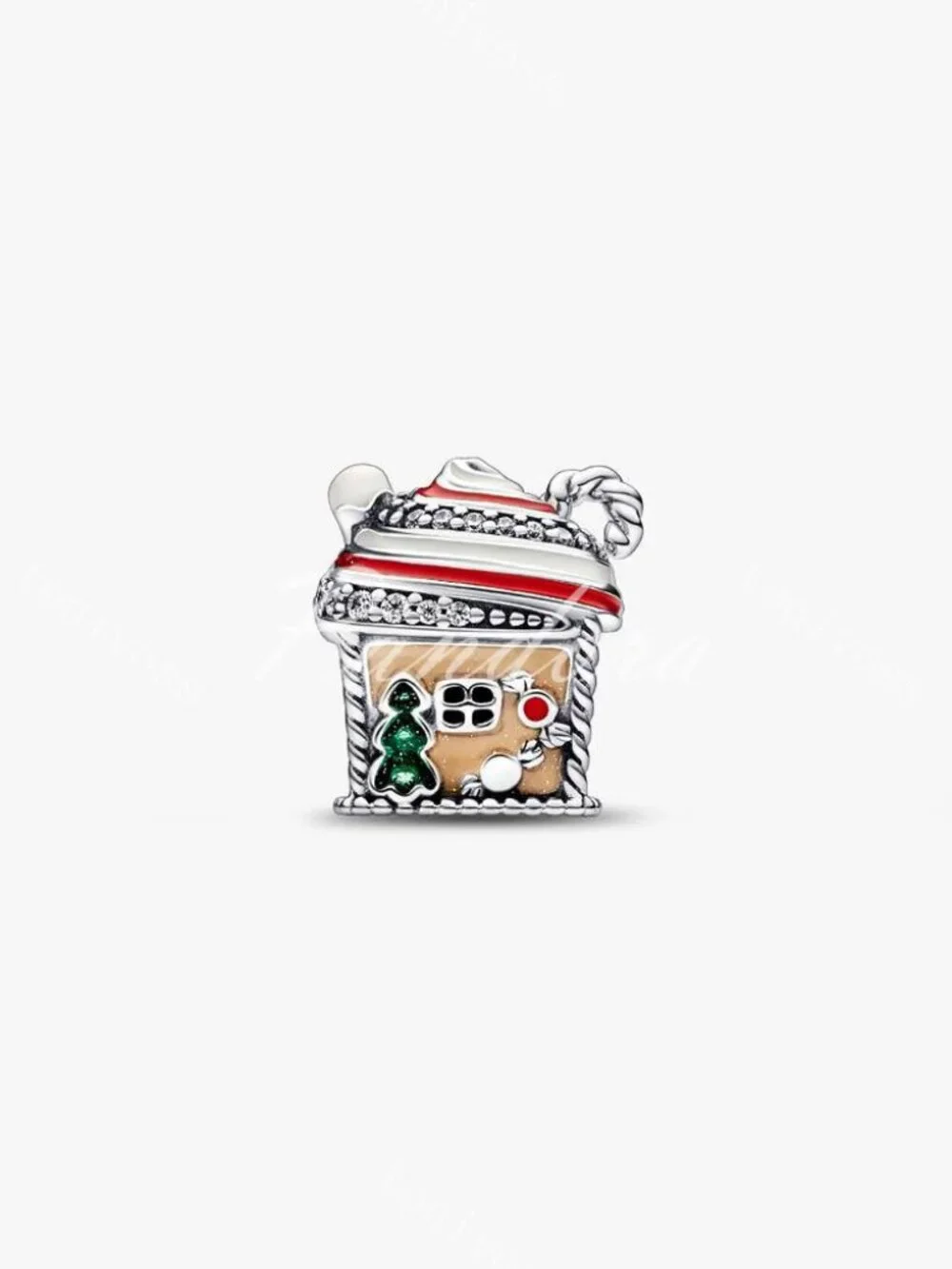 Pandora Festive Gingerbread House Charm